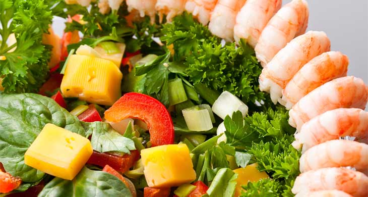 Shrimp Couscous Sesame Salad