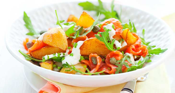 Potato and Smoked Trout Salad