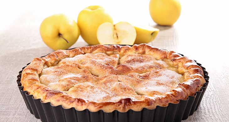 Spice-Glazed French Apple Tart