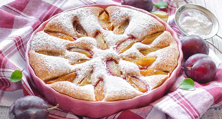 Plum and Hazelnut Frangipane Tarts