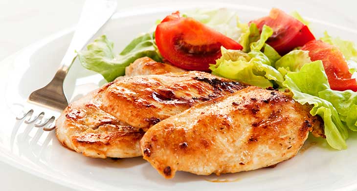 Chicken Breasts with Brown Orange Baste