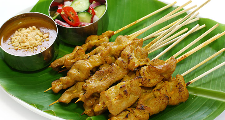 Beef Sate with Peanut Sauce