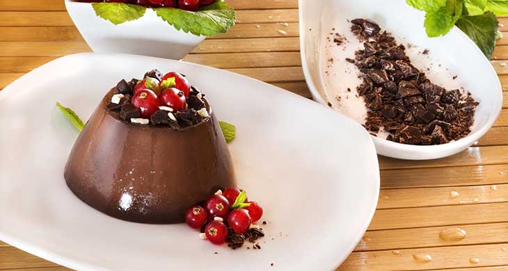 Bitter Chocolate Mousses