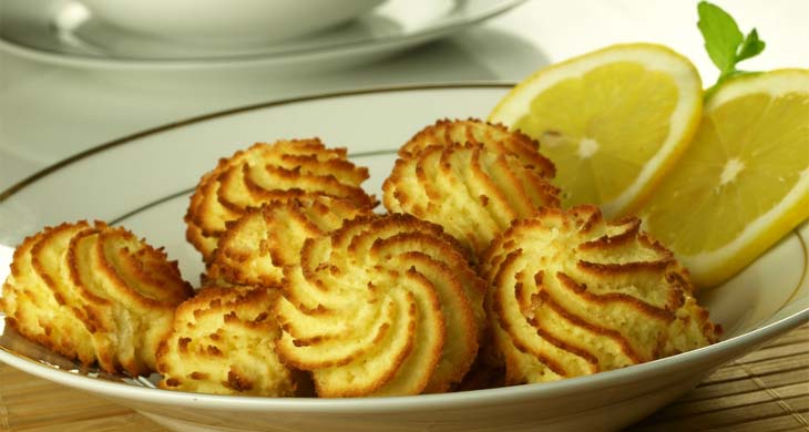 Lemon Coconut Biscuits