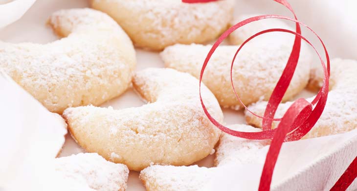 Coffee Nut Crescents