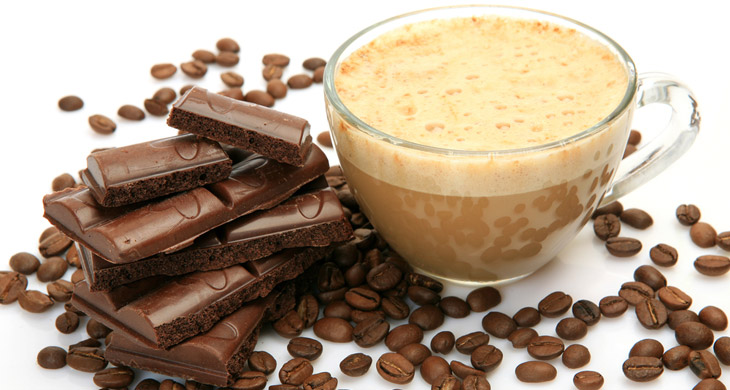 Coffee Chocolate Coconut Granita